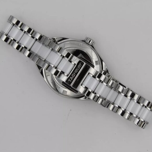 Tag Heuer WBJ141AC.BA0974 Midsize Womens Formula 1 Series Watch White Ceramic - Picture 6 of 16